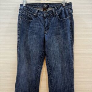 Jag Jeans Women's Dark Blue Straight/Flared Bottom Stretch Jeans size 8